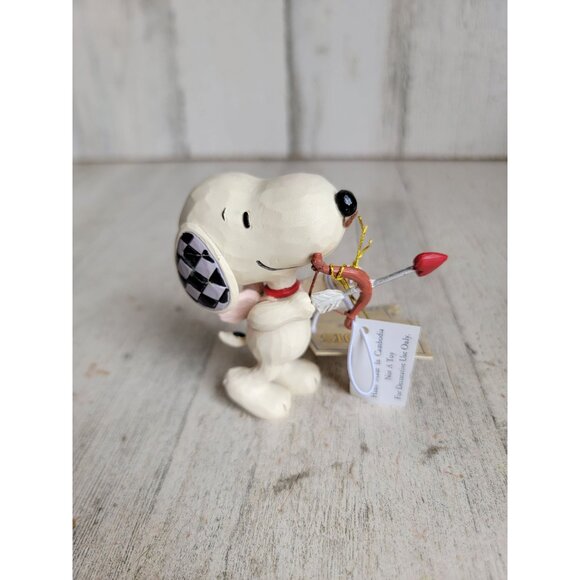 Jim Shore Snoopy Cupid arrow bow Enesco Valentine figure decor - Picture 1 of 7